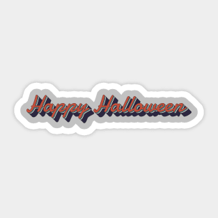 retro vintage happy halloween 2021 Sticker